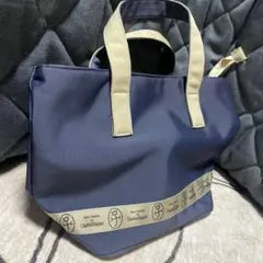 カステルバジャック トートバッグ ネイビー ロゴプリント A4 ショルダーのサムネイル