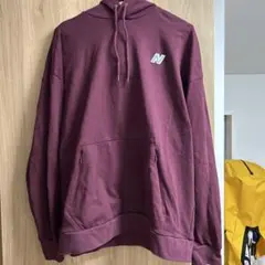 New Balance バーガンディ パーカー　セットアップ