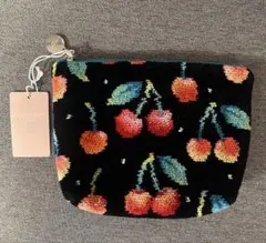 ラブラリーバイフェイラー　チェリードット　舟型ポーチM