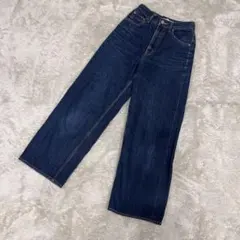 25 AZUL BY MOUSSY ハイウエストワイドデニムパンツ