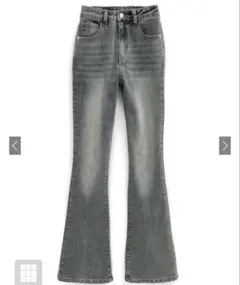 GRL セミフレアデニムパンツ cu508