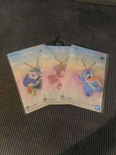 スティッチ 一番くじ H賞3点セット ラバーチャーム