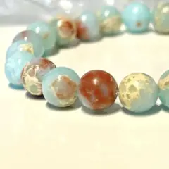 【浄化・活力】 インプレッションストーン ブレスレット 8mm玉 レディース