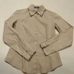 BURBERRY BLUE LABEL ベージュシャツ 38