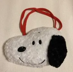 スヌーピー もこもこフェイス バッグ