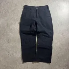 DECENDANT ダック ダブルニー ワークパンツ ブラックのサムネイル