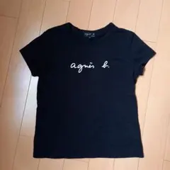 agnis b. ブラック Tシャツ Ｌサイズ　3