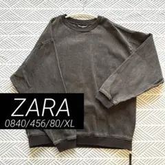 ZARA ブラック デニムトレーナー XL
