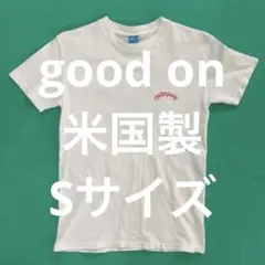 米国製 Good On プリントT S グッドオン made in USAのサムネイル