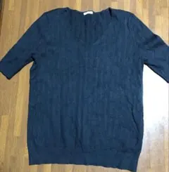 GU Vネック セーター XL