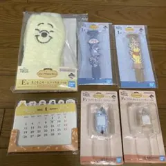 くまのプーさん 一番くじ E賞 F賞 I賞 特典カレンダー グッズ