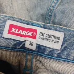 XLARGE ストレートデニム 36のサムネイル