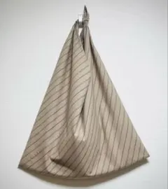 大きめ　あずま袋　カゴバッグインナー　ハンドメイド　エコバッグ　ストライプ