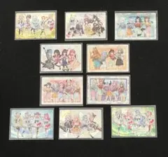 ウエハース　期生集合カード　まとめ売り　10種　ホロライブ