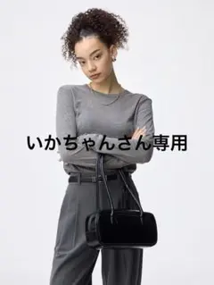 GU ソフトシアー　クルーネック長袖Tシャツ Lサイズ