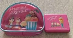 チップとデール SUNNY SUNNY Summer ポーチ 菓子缶