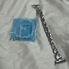 Apple Watch キラキラ ケース シルバー