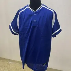 新品SSK JASPO メッシュユニフォーム Lサイズ 青