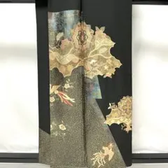 D808 訪問着　丸栄織物　総絞り　荒波　正絹　着物　袷　極美品 D808 訪問着 丸栄織物 総絞り 荒波 正絹 着物 袷 極美品 - メルカリ