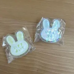 ブルーロック ナムコ casual bunny おなまえアクリルバッジ 2点