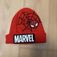 マーベル　スパイダーマン　ニット帽