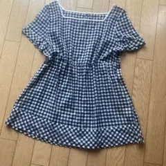 【メルローズ】半袖薄手ブラウス　レディースのサムネイル