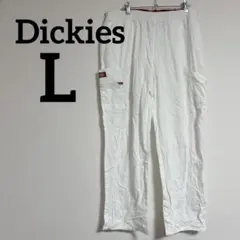 Dickies 【L】ホワイト カーゴパンツ 白 薄手 ビックポケット