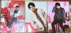 【新品未開封！単品可！500円〜】佐藤勝利 ライブツアークリアファイル3種