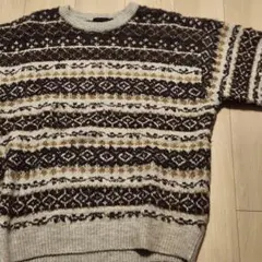 Niko and… フェアアイルBIGニットプルオーバー