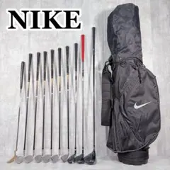 T226 NIKE 他 ゴルフクラブ メンズ フルセット 11点 初心者 黒