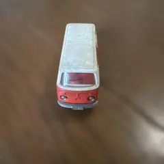 ミニカー ワンボックスカー レッド ホワイト