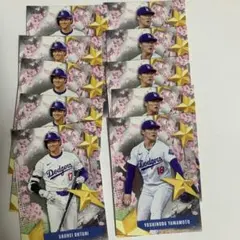topps 大谷翔平　山本由伸　桜　10枚