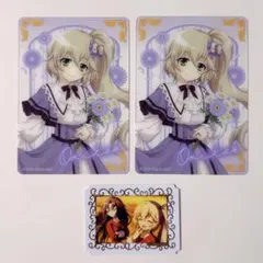 まどマギ　まどドラ マギアエクセドラクリアカード ステッカー 美国織莉子