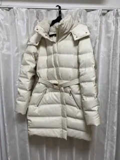 zara WIND PROTECTION セミロング丈フード付きダウンジャケット - メルカリ