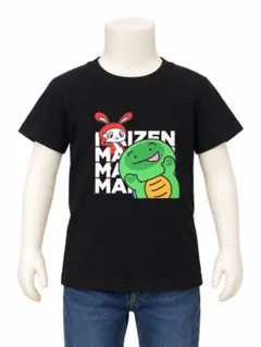 まいぜんシスターズ キッズ 半袖Tシャツ ブラック 140