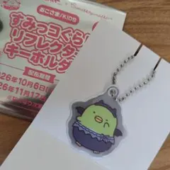 松屋　すみっコぐらし　リフレクターキーホルダー　ぺんぎん？