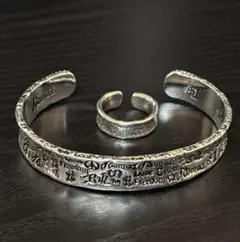 バングル リングセット　インディアン ブレスレット ナバホ 英字