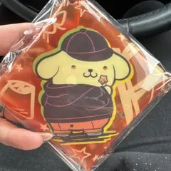 Solid&Cool　サンリオカラビナ付きマルチケース　ポムポムプリン