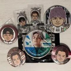 THE RAMPAGE 与那嶺瑠唯 君缶バッチ、キーホルダー7点セット