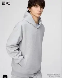 ユニクロC スウェットオーバーサイズプルパーカＭ