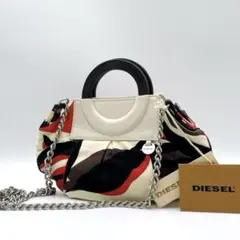 DIESEL 2way チェーン ショルダーバッグ ミニバッグ h15