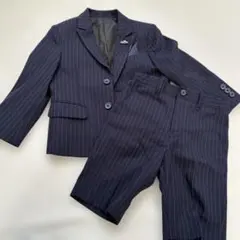 ネイビー ストライプ ジャケット ショートパンツセット 100cm