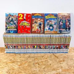 僕のヒーローアカデミア 全巻セット 1〜42巻 関連本5冊付き 漫画まとめ売りのサムネイル