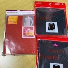 【新品・未開封】ユニクロライト タートルネック（長袖）＋他２点
