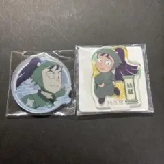 忍たま乱太郎 ミニアクリルスタンド アクリルステッカー 立花仙蔵セット