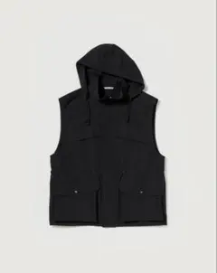 【AURALEE】26ss WOOL CANVAS OVER VEST ブラックのサムネイル