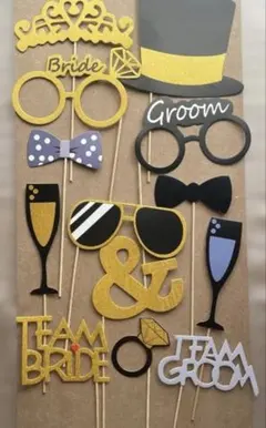 ウェディング フォトプロップス セット