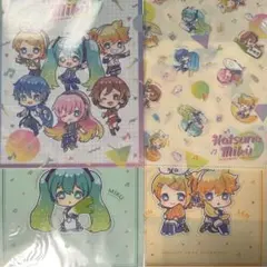 初音ミク 100均 クリアホルダー 1弾 ミク リン レン ルカ MEIKO