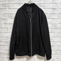 ✨ UNIQLO ユニクロ　ソフトボマージャケット　ブラック　L