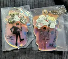 伊藤潤二×サンリオ　アクリルチャーム　黒服の美少年　白服の美少年